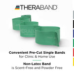 THERABAND CLX - Bulk 25 Yard. Consecutive Resistance Band with Loops (Packaging - Each)