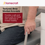 Homecraft Deluxe Bariatric Drop-arm Commode