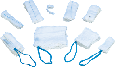 DEROYAL VAGINAL AND PERINEAL PACKING (PACKAGING - 1 PACK, 50 PACK PER CASE)