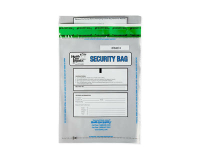 Hospital Bag Tamper-evident Alert Void Security Bag, Serialized Multi-color Plastic 10"x14" 250 per Roll | VBG001