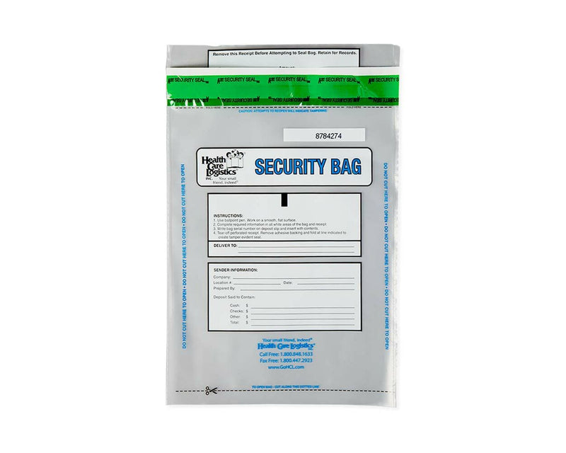 Hospital Bag Tamper-evident Alert Void Security Bag, Serialized Multi-color Plastic 10"x14" 250 per Roll | VBG001