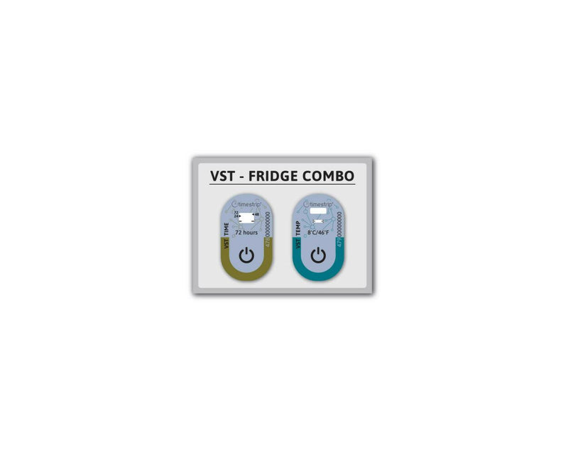 Timestrip® VST-TIMETEMP-728, Viral Specimen Time Temp Indicator |  VST-TIMETEMP-728