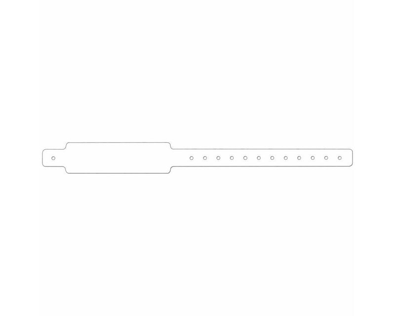 PDC Conf-ID-ent™ Thermal Wristband Thermal Clasp Closure 1 1/8"x12 3" Adult White - 500 per Case | WBCA35T-1