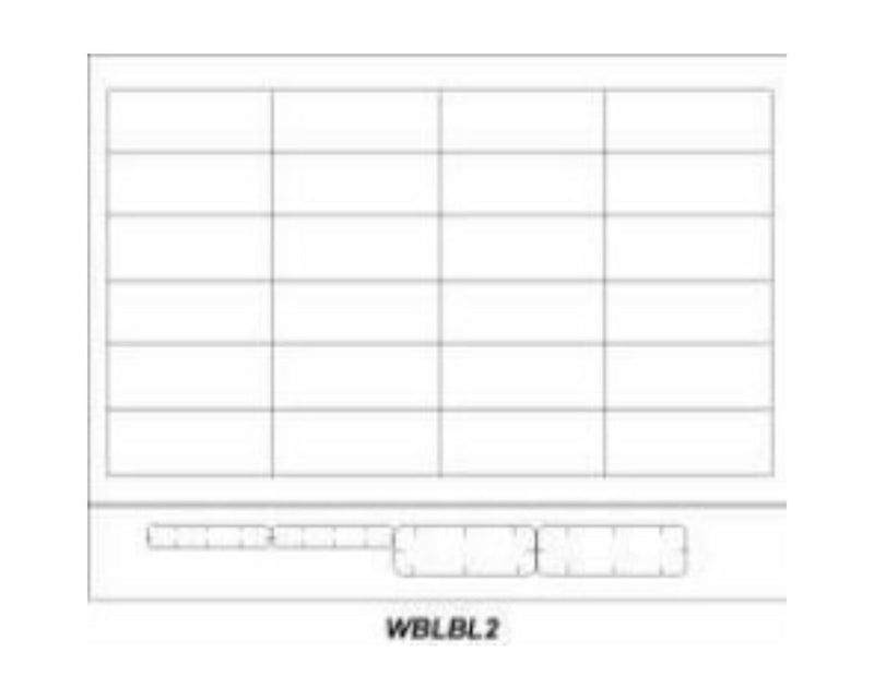 PDC Chart Labels Wristband Laser x Adult and Infant White - 100 per Package | WBLBL2