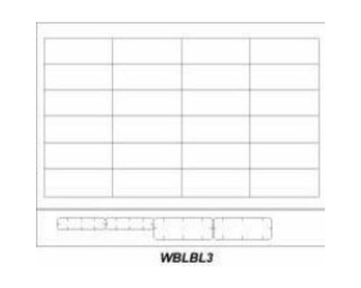PDC Chart Labels Wristband Laser x Adult and Infant White - 100 per Package | WBLBL3