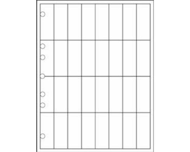 PDC Chart Labels Laser Landscape, Premium, with Holes 2 5/8"x1 White - 32 Labels per Sheet, 4 Pks of 250 Sheets per Case | WBW101
