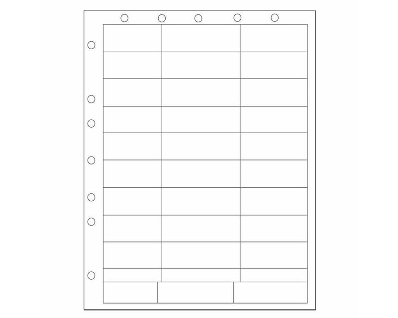 PDC Chart Labels Laser Portrait with Holes, Multiple Size Labels x White - 33 Labels per Sheet, 4 Pks of 250 Sheets per Case | WBW71