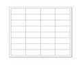PDC Chart Labels Laser 2 5/8"x1 White - 250 per Case | WBW75