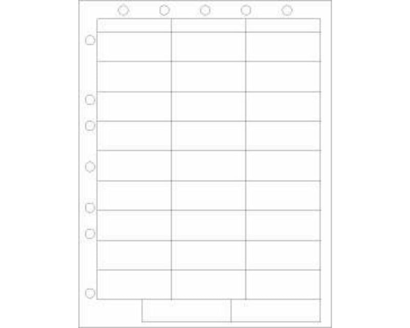 PDC Chart Labels Laser Portrait with Holes, Multiple Size Labels x White - 32 Labels per Sheet, 4 Pks of 250 Sheets per Case | WBW79