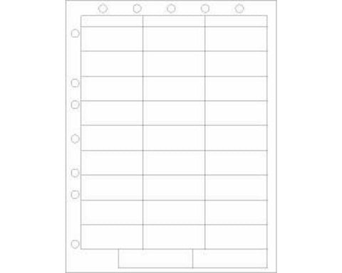 PDC Chart Labels Laser Portrait with Holes, Multiple Size Labels x White - 32 Labels per Sheet, 4 Pks of 250 Sheets per Case | WBW79