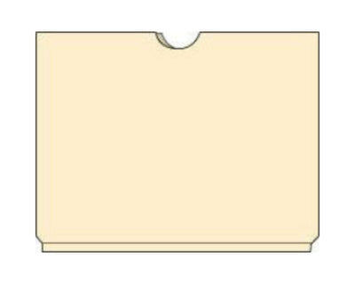 Master Jacket, No Pocket 11pt Manila No Print 18-1/2" x 14-1/2", 100 per Case | XJ3020