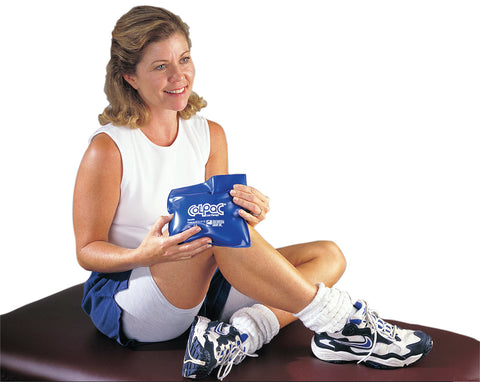 ColPaC Blue Vinyl Cold Pack - quarter size - 5.5" x 7.5" - Case of 12 - FE-00-1504-12
