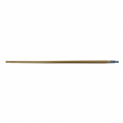 Tan Silver Threaded Wood Handle Length 60