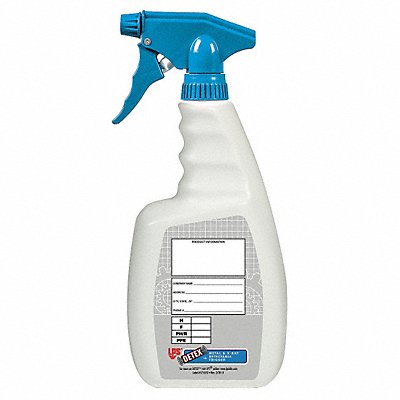 White/Red/Teal Metal Detectable Plastic Empty Trigger Bottle 28 oz. 1 EA