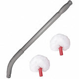 26 L Polyester Long Handle Toilet Swab Gray