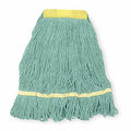Quick Change Side-Gate Cotton String Wet Mop Head Green
