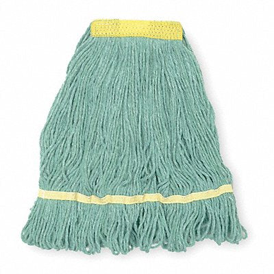 Quick Change Side-Gate Cotton String Wet Mop Head Green