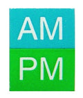 capsa LidPak Coding Label - AM & PM - Roll Of 500