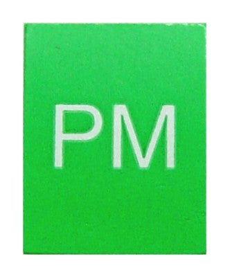 capsa LidPak Coding Label - PM - Roll Of 500