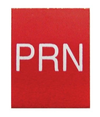 capsa LidPak Coding Label - PRN - Roll Of 500