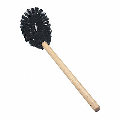 14 L Polypropylene Short Handle Toilet Brush Wood