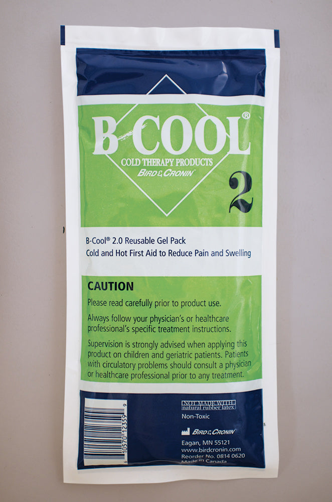 B-Cool ® 2.0 Reusable Gel Pack - 2 Hour Clear Vinyl Pack | 5.5″ x 11″