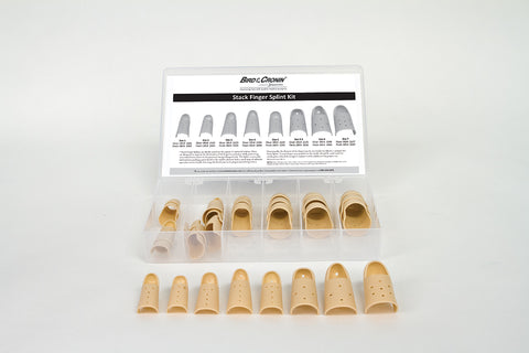 Bird & Cronin Stax Finger Splint - 3/Pkg | Size 4 x 6.3cm - Length x Diameter 2.47″ x .75″