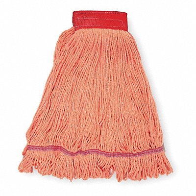 Clamp Quick Change Side-Gate Cotton String Wet Mop Head Orange