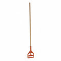 Wet Mop Handle Janitor Wing Nut Mop Connection Type Natural Wood 60 Handle Length
