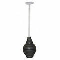 Rubber Plunger Cup Dia 6 Handle Length 16-1/4 1 EA