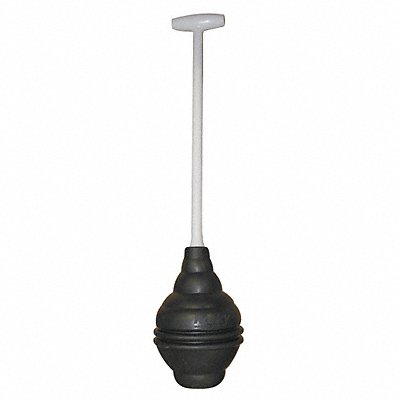 Rubber Plunger Cup Dia 6 Handle Length 16-1/4 1 EA