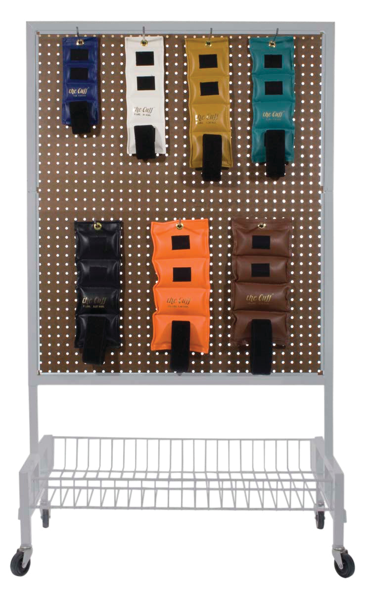 The Cuff Original Ankle and Wrist Weight, 7 Piece Set with Rack (1 each: 1, 2, 3, 4, 5, 7.5, 10 lb.)