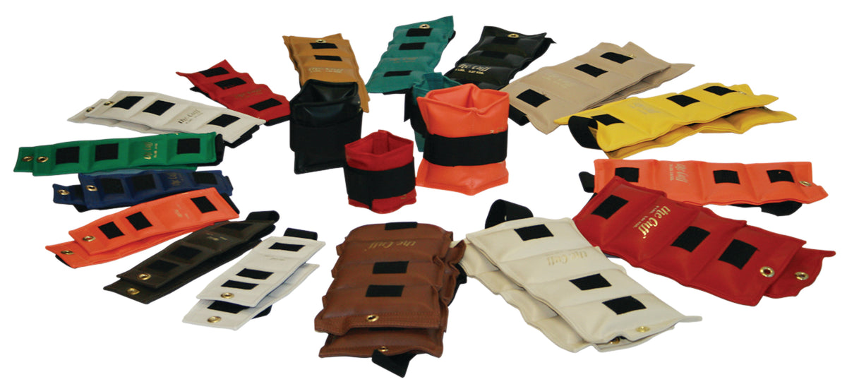 The Cuff Original Ankle and Wrist Weight, 32 Piece Set (2 each: .25, .5, .75, 1, 1.5, 2, 2.5, 3, 4, 5, 6, 7, 7.5, 8, 9, 10 lb.)