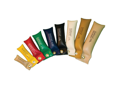 CanDo SoftGrip Hand Weight - 6 lb - Tan - pair - FE-10-0358-2