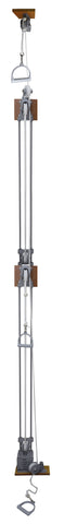 Chest Weight Pulley System - Triplex handle (lower, mid, upper) - one tower - 5 x 2.2 lb weights