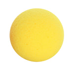 CanDo Memory Foam Squeeze Ball - 2.5" diameter - Yellow, x-easy, dozen
