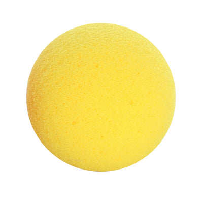 CanDo Memory Foam Squeeze Ball - 2.5" diameter - Yellow, x-easy, dozen