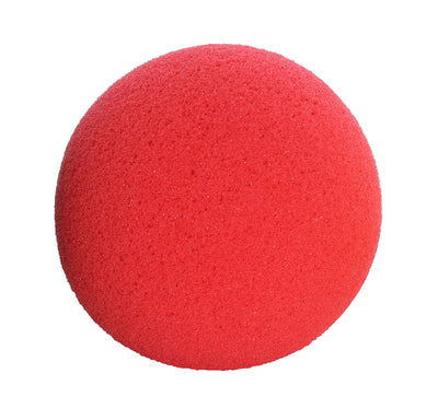 CanDo Memory Foam Squeeze Ball - 3.0" diameter - Red, easy