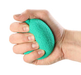 CanDo Memory Foam Squeeze Ball - 3.5" diameter - Green, medium, dozen - FE-10-0778-12