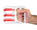 CanDo rubber-band hand exerciser, with 5 red bands, case of 50