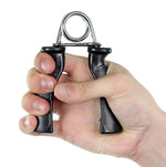 Fixed resistance hand grip, x-heavy, black, pair - FE-10-0808