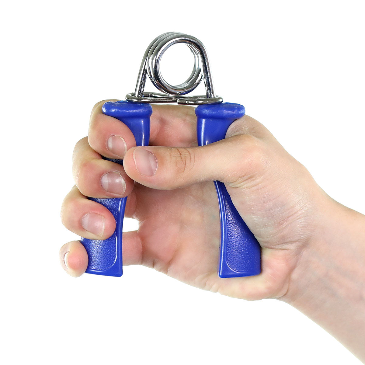 Fixed resistance hand grip, heavy, blue, pair - FE-10-0809