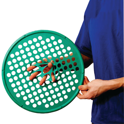 CanDo Hand Exercise Web - Low Powder - 14" Diameter - Green - Medium - FE-10-0853