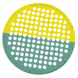 CanDo Hand Exercise Web - Low Powder - 14" Diameter - multi-resistance, Yellow/Green