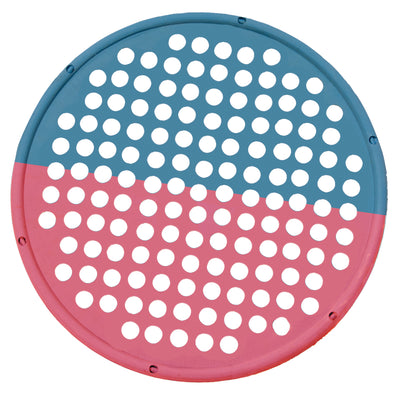 CanDo Hand Exercise Web - Low Powder - 14" Diameter - multi-resistance, Red/Blue