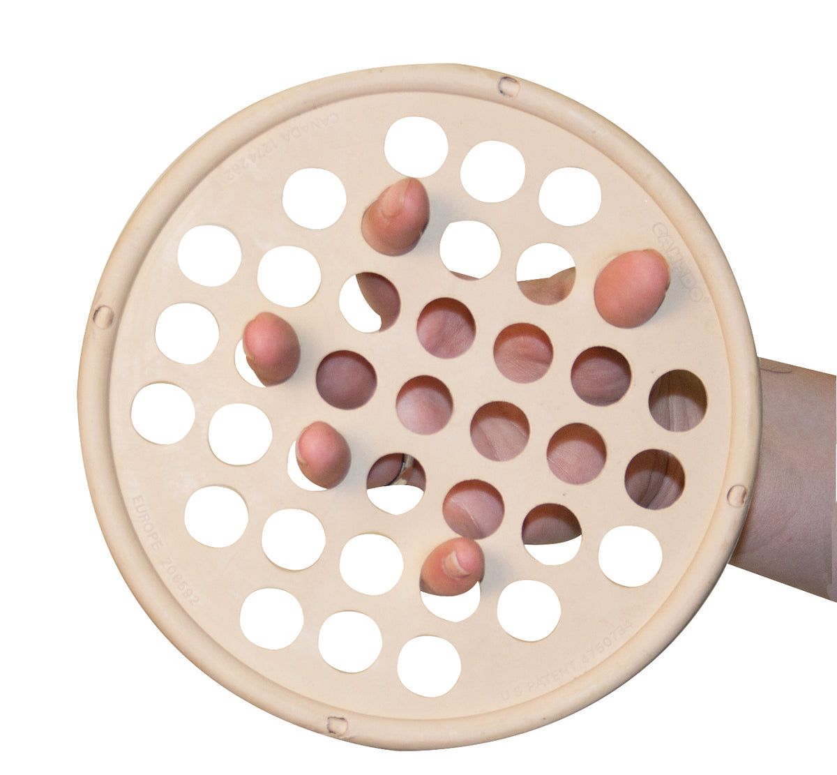 CanDo Hand Exercise Web - Low Powder - 7" Diameter - Tan - XX-light - FE-10-0860