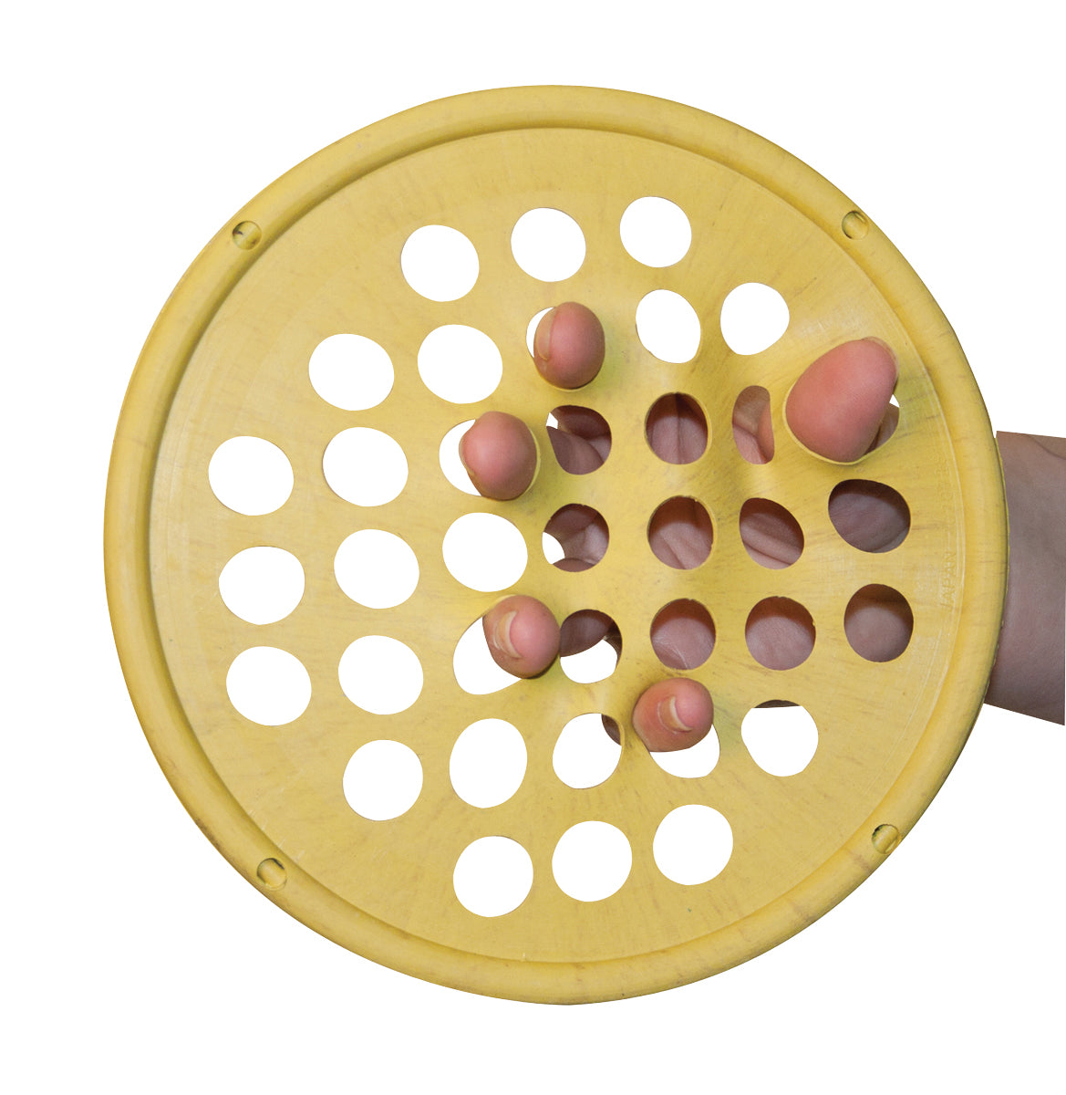 CanDo Hand Exercise Web - Low Powder - 7" Diameter - Yellow - X-light - FE-10-0861