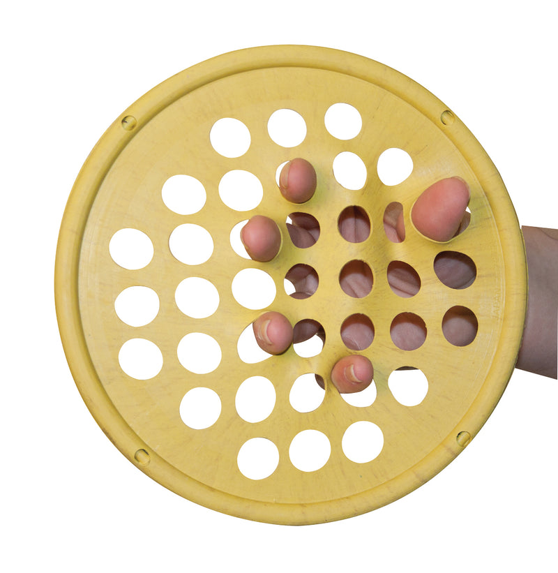 CanDo Hand Exercise Web - Low Powder - 7" Diameter - Yellow - X-light - FE-10-0861