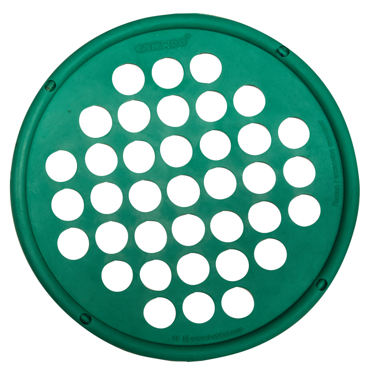 CanDo Hand Exercise Web - Latex Free - 7" Diameter - Green - Medium