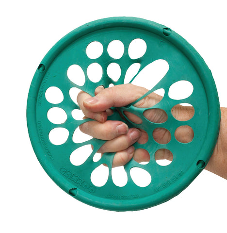 CanDo Hand Exercise Web - Low Powder - 7" Diameter - Green - Medium - FE-10-0863